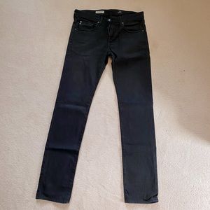 Mens Black AG Jeans Matchbox 31 Waist